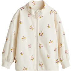 H&M Overtøj Børnetøj H&M Fleece Jacket - Cream/Berries (1234503014)
