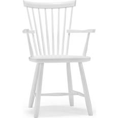 Stolab Lilla Åland White Carver Chair 88cm