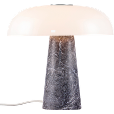 DFTP Glossy Grey Table Lamp 32cm