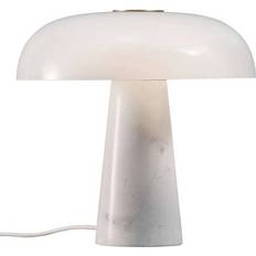 DFTP Glossy Opal White Table Lamp 32cm