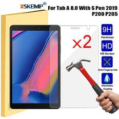 Xskemp Samsung Tab A 8.0 Tempered Glass Screen Protector 2pcs