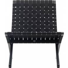 Carl Hansen & Søn Loungestole Carl Hansen & Søn MG501 Cuba Cotton Black Loungestol 76cm