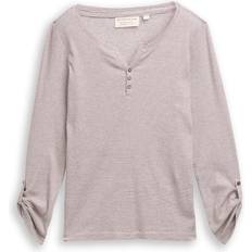 Tom Tailor Dame Skjorter Tom Tailor Shirts - Lys Rød/Hvid