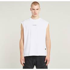 G-Star XXL Toppe G-Star Boxy T-shirt Casual Uden Ærmer Stropper - Hvid