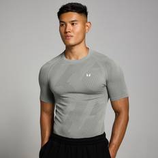 Tempo Pillar Graphic Seamless T-Shirt - Storm