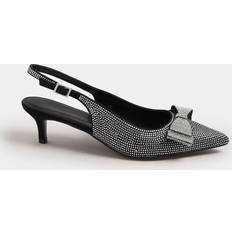 Diamante Sparkle Slingback Heels - Standard 7