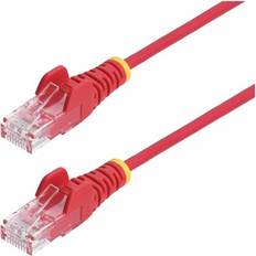 StarTech 15m Red Slim CAT6 Ethernet Cable Snagless 28AWG