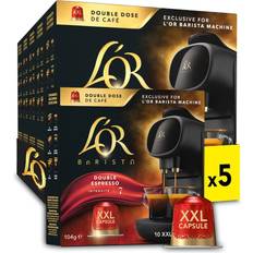 L'OR Coffee L'OR Barista Double Espresso XXL Coffee Pods 5 x 10 Intensity 7