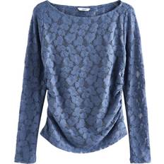 Blåa - Slim Blusar NEXT Blus Safir