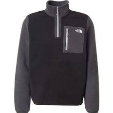 Men Tops The North Face Men’s Yumiori 1/4 Zip Fleece Jacket - TNF Black Asphalt Grey/Monument Grey