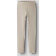 Jersey Leggings Name It Leggings Svett Öfossil - Greige