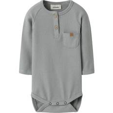 Gråa Bodys Name It Luno Slim Body - Ultimate Grey