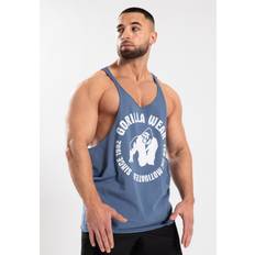 Blåa - Ekologiska Linnen Gorilla Wear Melrose Stringer Träningskläder Coronet Blue