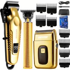 Temu 3pcs Cordless Hair Clippers Beard Trimmer