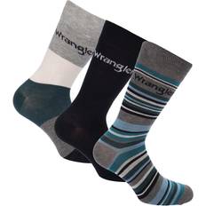Wrangler Underwear Wrangler Unisex Adult Socks - Grey/Multicoloured