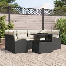 Havemøbler vidaXL Havesofa Sæt Med Pude 7 Pcs 100 x 55 x 73 cm Loungesæt