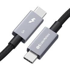 Cable Matters Thunderbolt 5 Usb-c Braided Aluminum 3.3ft