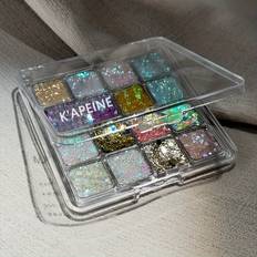 Makeup Temu 9-Color Glitter Eyeshadow Palette Metallic Lightweight Waterproof