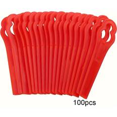 Heavy-duty Red Plastic Lawn Mower Blade