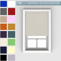 Blackout Roller Blind Natural 120 cm