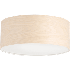 Beige Ceiling Flush Lights Scandi Living Fair Ø30 cm Ash Ceiling Flush Light