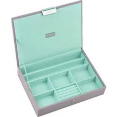 Stackers Dove Grey Mint Classic Medium Jewellery Box Lid