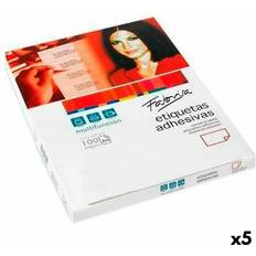White Adhesive Labels 100 Sheets 105 x 42.4 mm