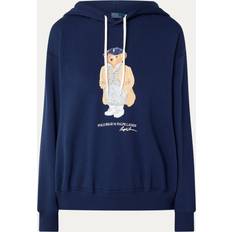 Polo Ralph Lauren Dame Tøj Polo Ralph Lauren Marineblå Hættetrøje Med Bjørnemotiv