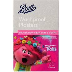 Plasters Boots Trolls Washproof Plasters 20s