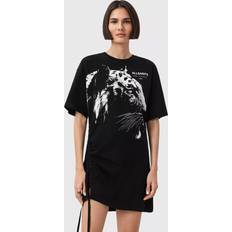 Organic Dresses AllSaints Ivana Naenia Graphic T-Shirt Dress - Black