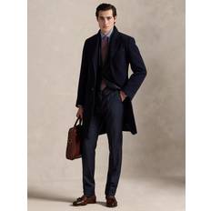 Polo Ralph Lauren Frakker Polo Ralph Lauren Single Breasted Melton Coat Navy