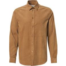 Samsøe Samsøe Herre Skjorter Samsøe Samsøe Liam Baby Cord Shirt - Brown