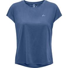 Funktionsbluse Onpaubree Life On Ss Bat Loose Tee Noos - Violetblå