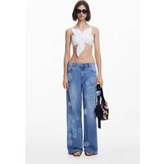 Blomstrede Jeans Desigual Jeans - Blue Denim