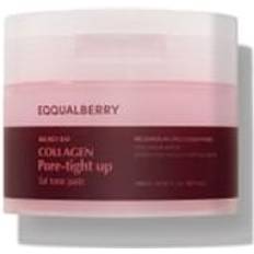 Firming Toners Eqqualberry Collagen Pore-tight Up Gel Toner Pads 60 Pieces