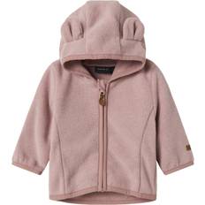 Fleece Jassen Name It Fleece Jacket Melange Beer Fleecejack - Roze