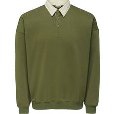 Oversize Pikétröjor Only & Sons Onsjeffrey Piké Glas