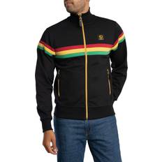 Men - Stripes Jackets Trojan Retro Stripe Track Jacket - Black