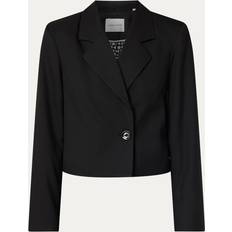 Cropped Blazere Fabienne Chapot Tyl Jakke Tyl Nena Blazer - Sort