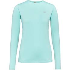 Orange Toppe svedundertøj Kari Traa Nora 2.0 Long Sleeve Bright Turquoise