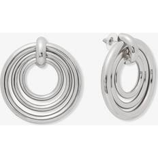 Montini Örhängen Montini Silverfärgade Tre Ringar Örhängen 45 mm