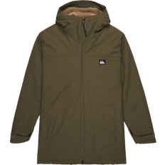 Brun - Polyester Regntøj Quiksilver Overcast 3K Parka Waterproof Jacket -