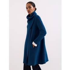 Phase Eight Coats Phase Eight Bellona Knit Wrap Coat - Dark Teal