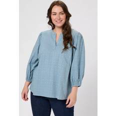 Kcloulou Blouse Långärmade Blusar - Duvblå