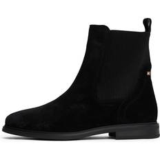 Tommy Hilfiger Slip-on Kängor & Boots Tommy Hilfiger Chelseaboots Flag Suede - Svart