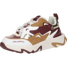 Karl Lagerfeld Sneakers Karl Lagerfeld Låg Sneaker Pueblo - Burgunder/Silver/Vit
