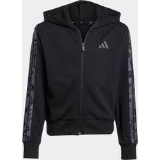 Drenge - Genbrugsmaterialer Trøjer adidas Performance Cardigan Hættetrøje G Anml 3S FT HD - Sort