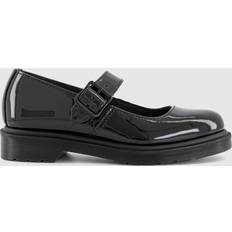 Dr. Martens Dame Højhælede sko Dr. Martens Mariel II Patent Leather Buckle Strap Shoes - Black