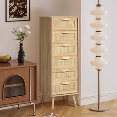 17 Stories Rattan Drawers With 6 Hand Made Drawers Chest of Drawer