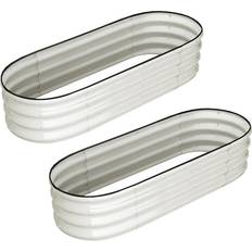 Pots, Plants & Cultivation Borough Wharf Raised Garden Bed Set of 2 4.5x2x1.5 FT